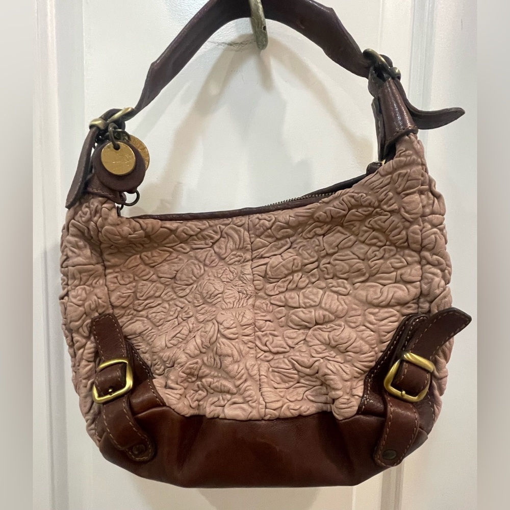 Elegant Brown and Pink Women's Bag